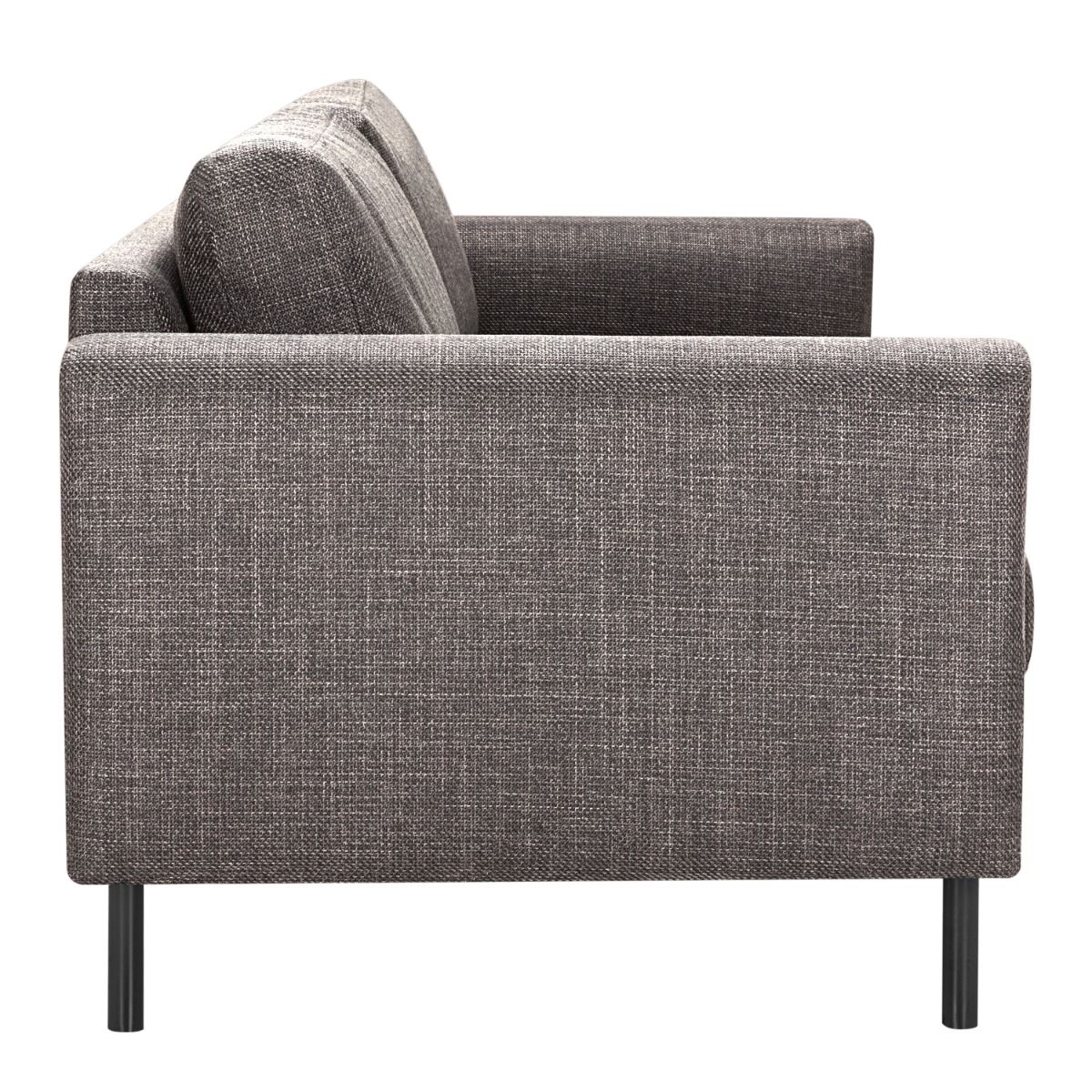 Omaha 3 Seater Sofa in Basel Light Grey Fabric