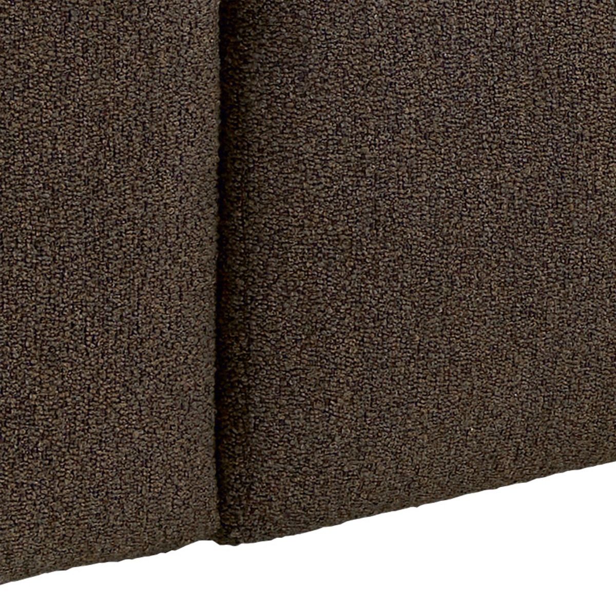 Midfield Left Hand Facing 2 Seater Chaise Longue in Boucle Taupe Fabric