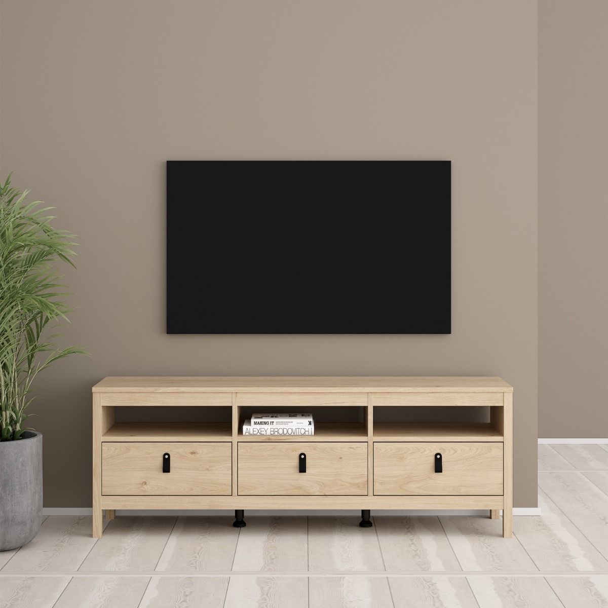 Barcelona TV Unit 3 Drawers