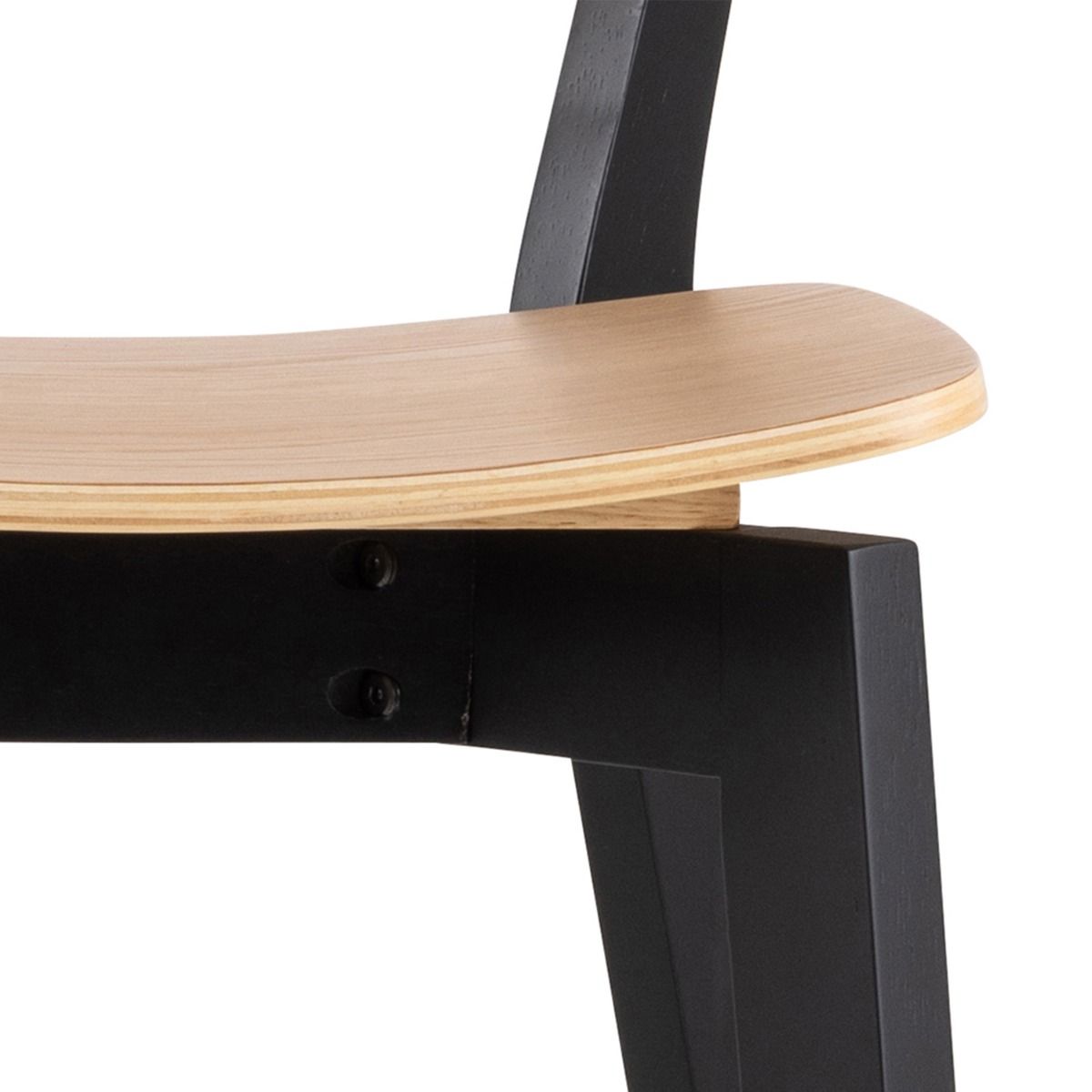 Roxby Bar Table includes 4 Roxby Bar Stool, Black and Oak