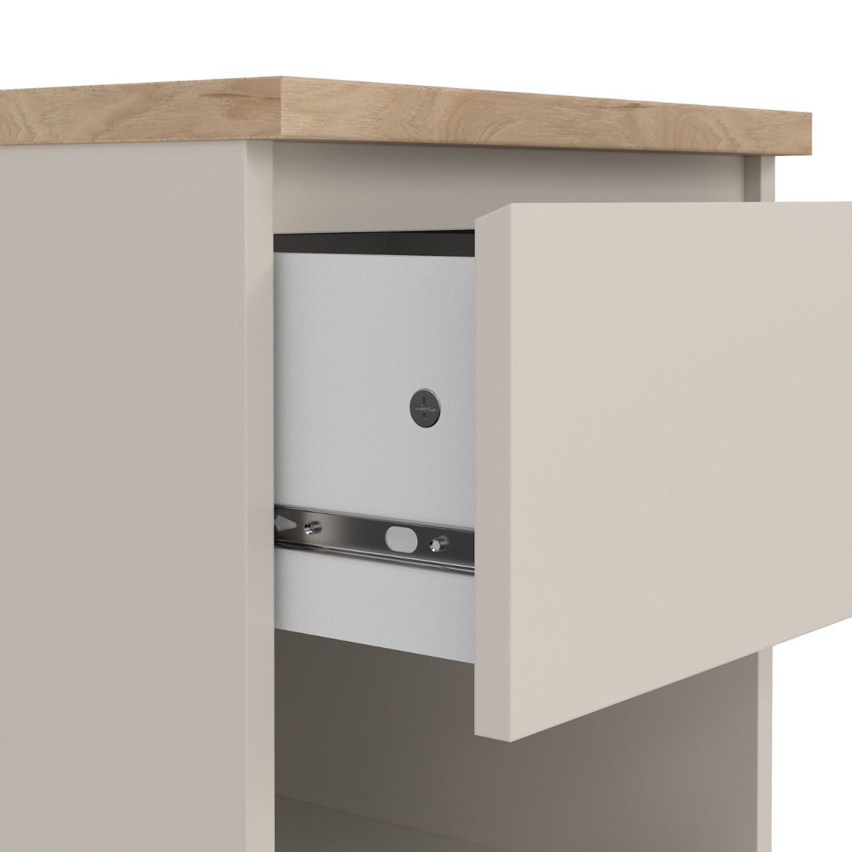 Naia Bedside 1 Drawer 1 Shelf