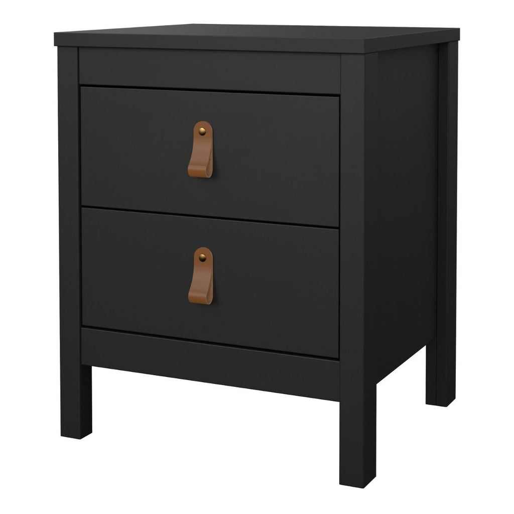 Barcelona Bedside Table 2 Drawers