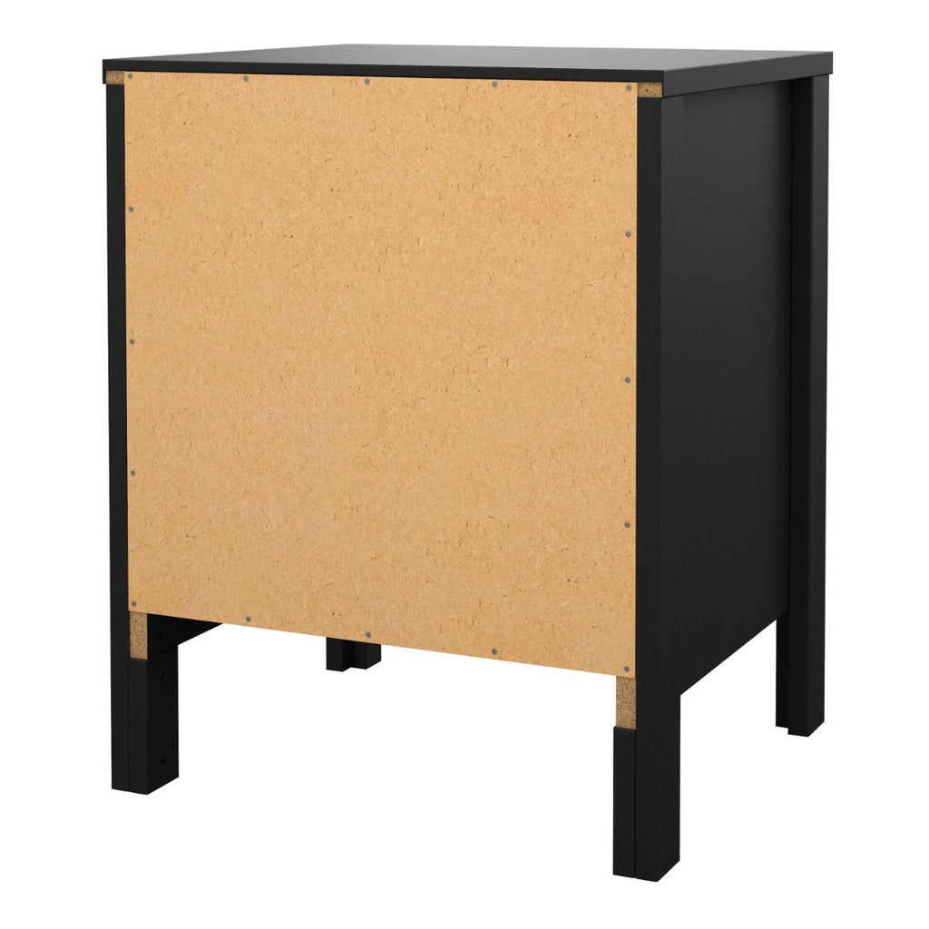 Barcelona Bedside Table 2 Drawers