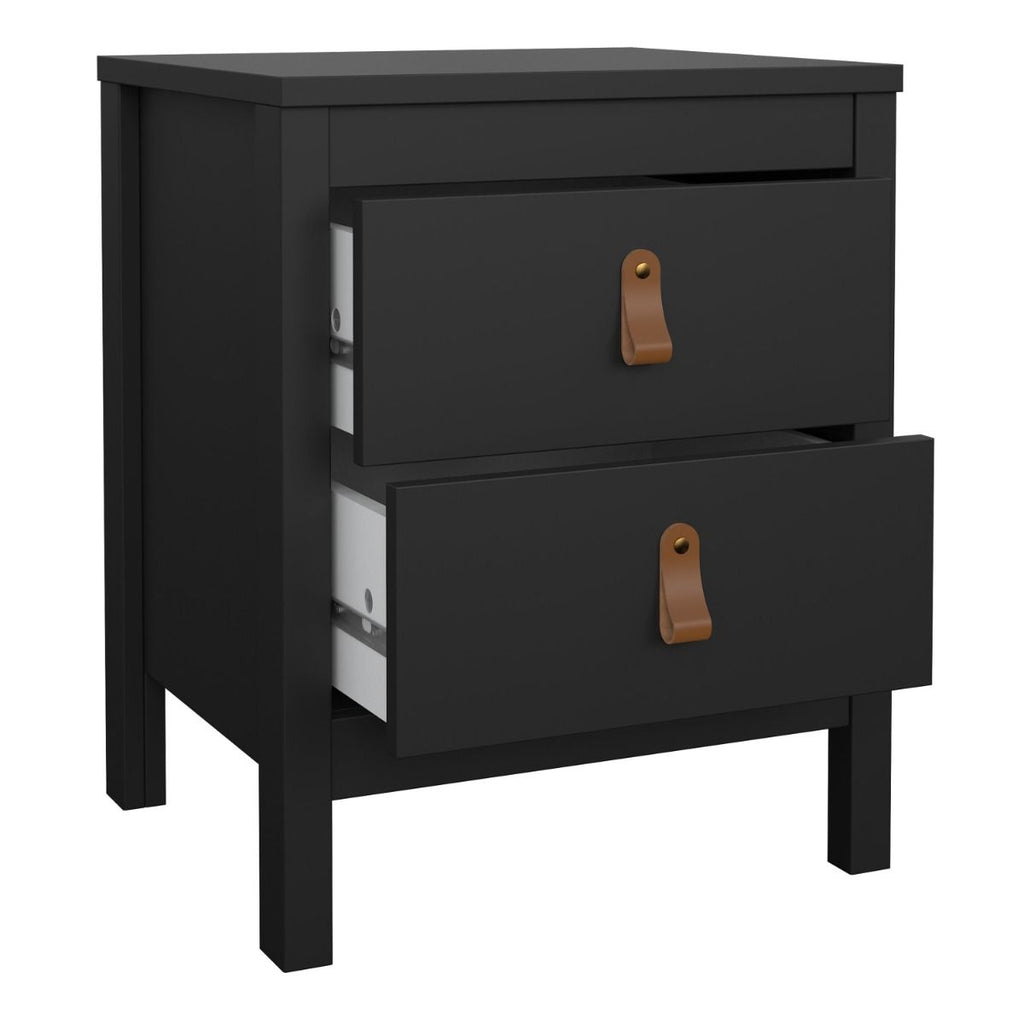 Barcelona Bedside Table 2 Drawers