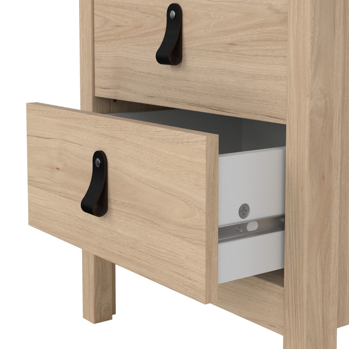 Barcelona Bedside Table 2 Drawers