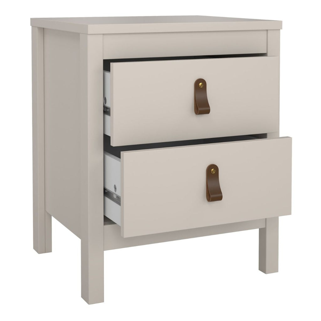 Barcelona Bedside Table 2 Drawers