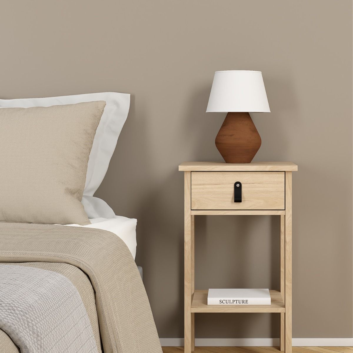 Barcelona Bedside Table with 1 Drawer