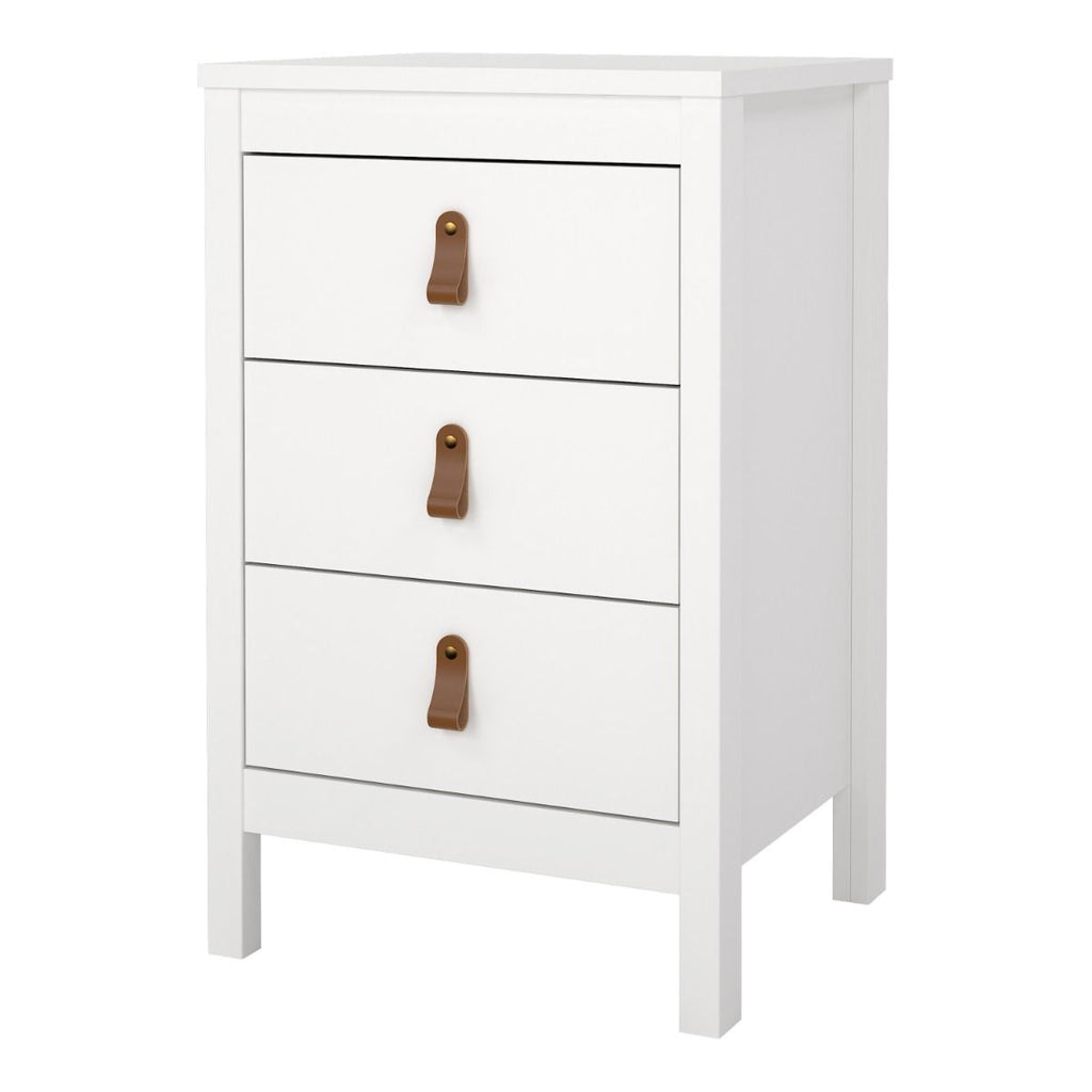 Barcelona Bedside Table 3 Drawers
