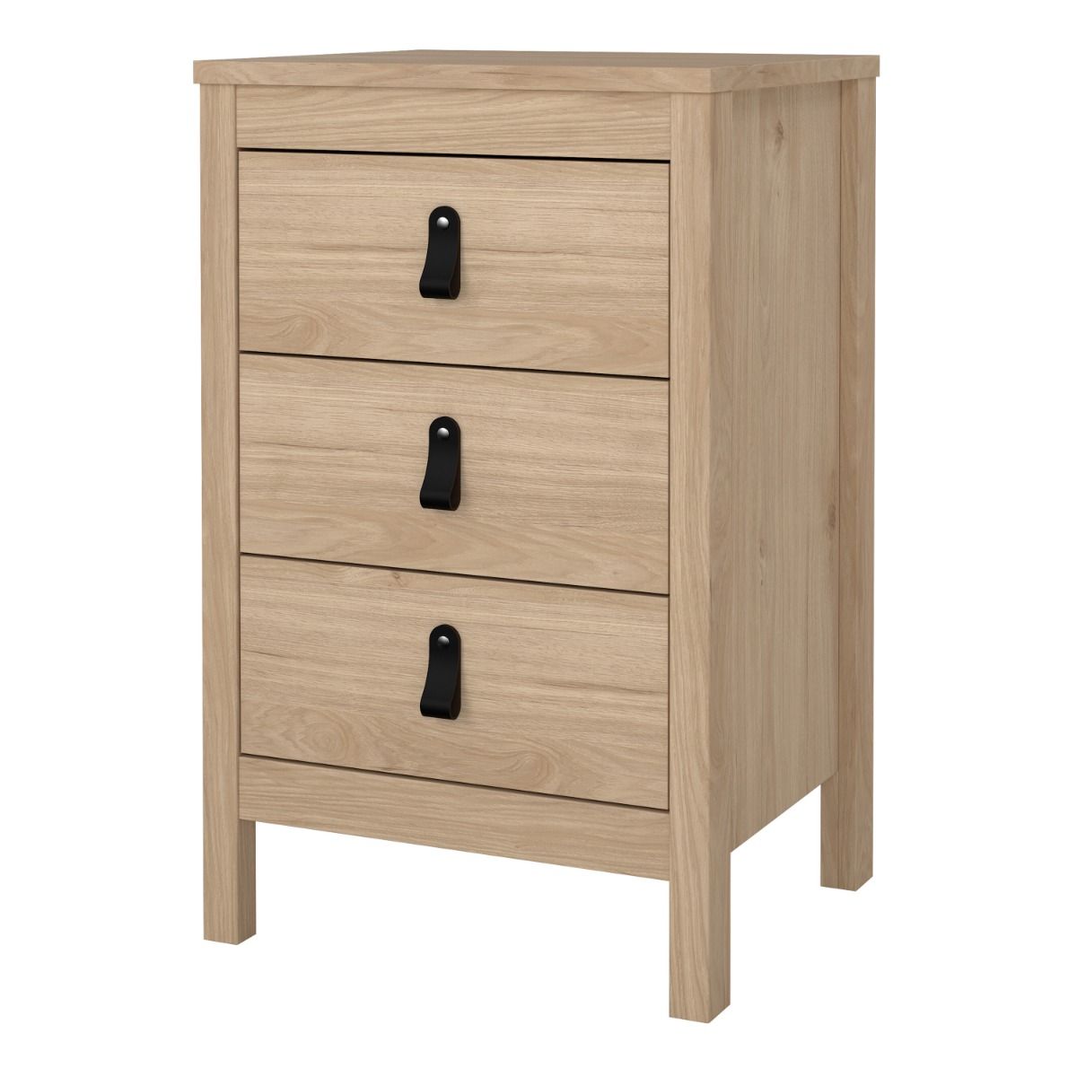 Barcelona Bedside Table 3 Drawers