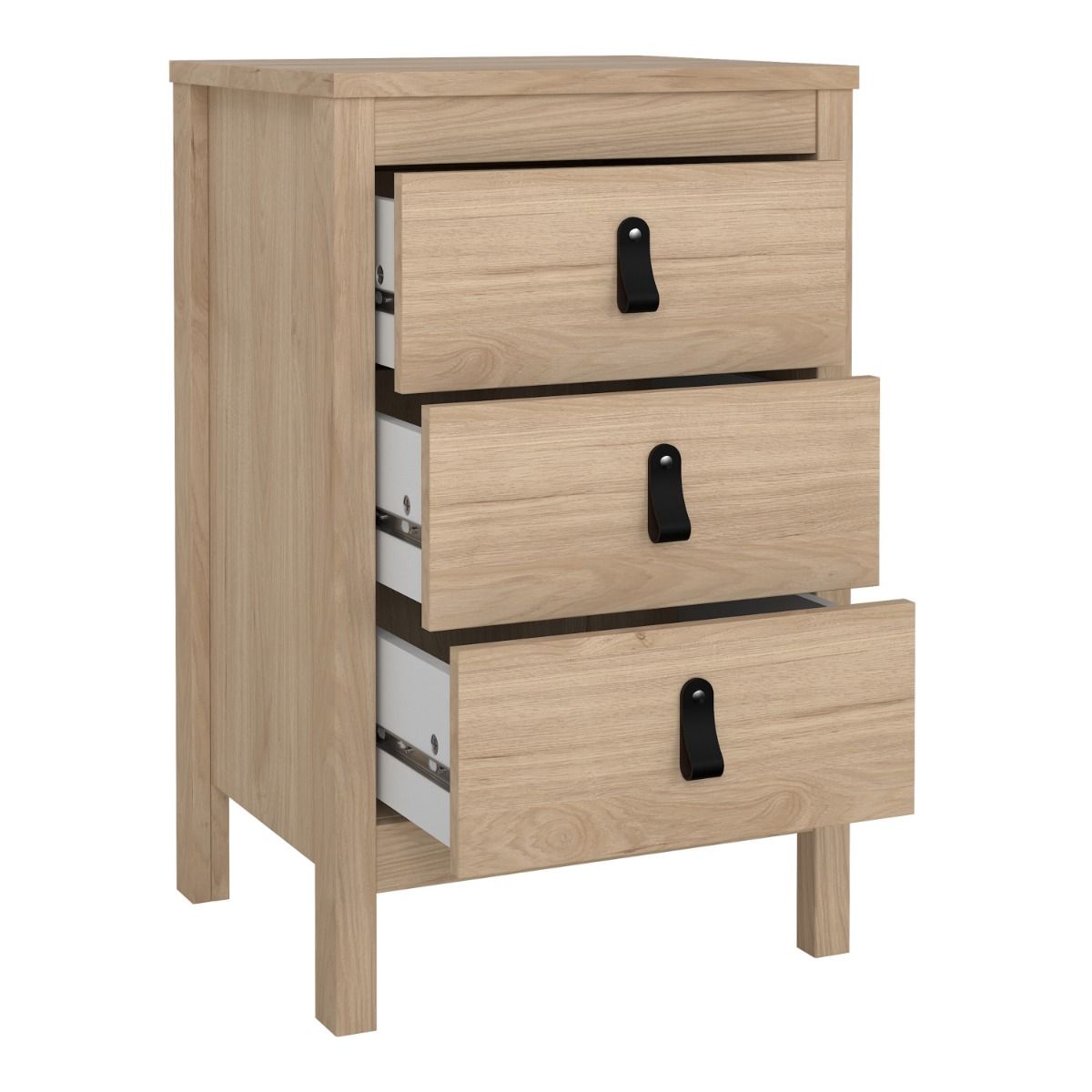 Barcelona Bedside Table 3 Drawers