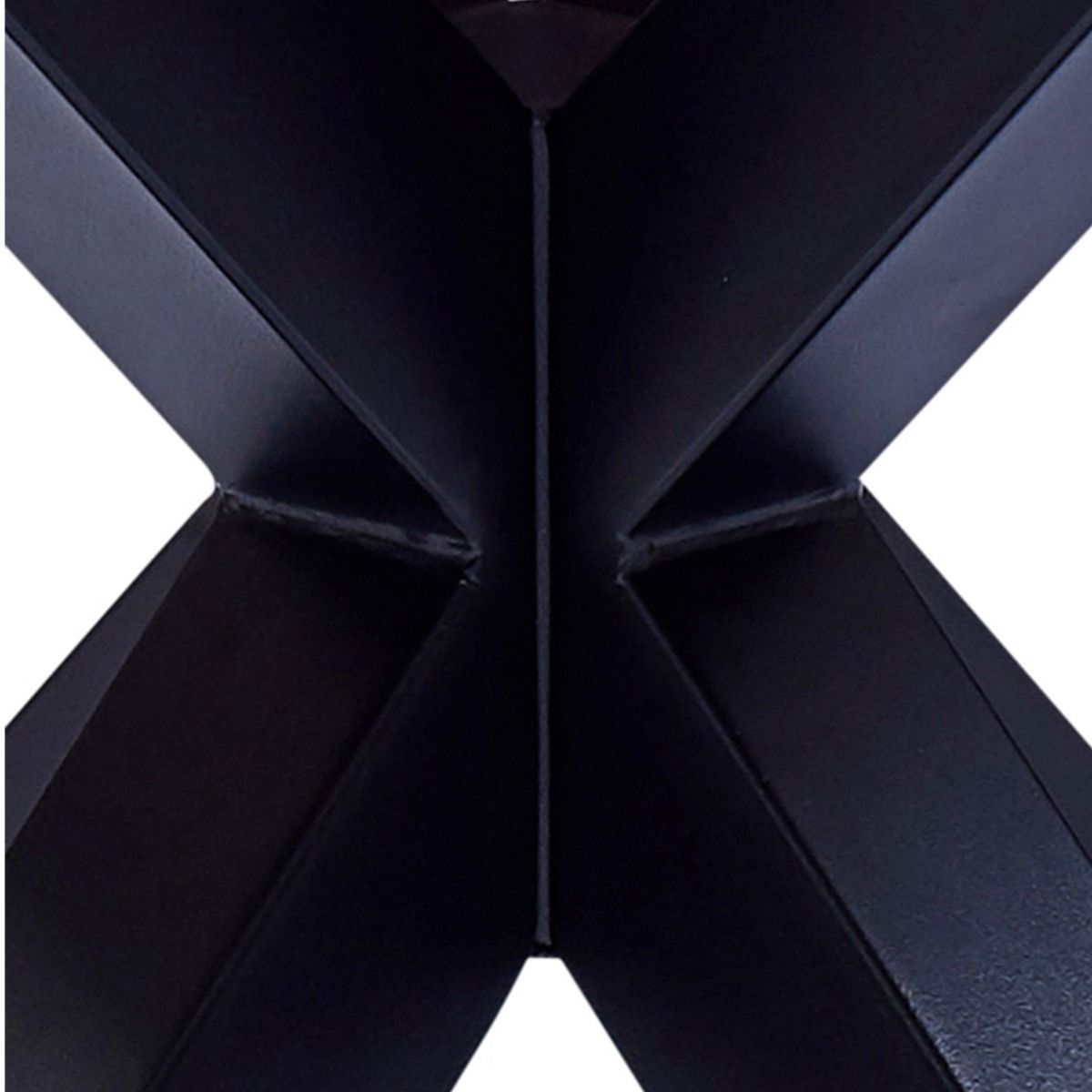 Heaven Round White Polished Marble Dining Table includes 4 I_Oregon Dining Chairs In Black