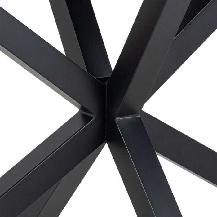 Heaven Dining Table Ceramic White Top 135cm includes 4 Alonso Swivel Cream Dining Chairs includes Armrest