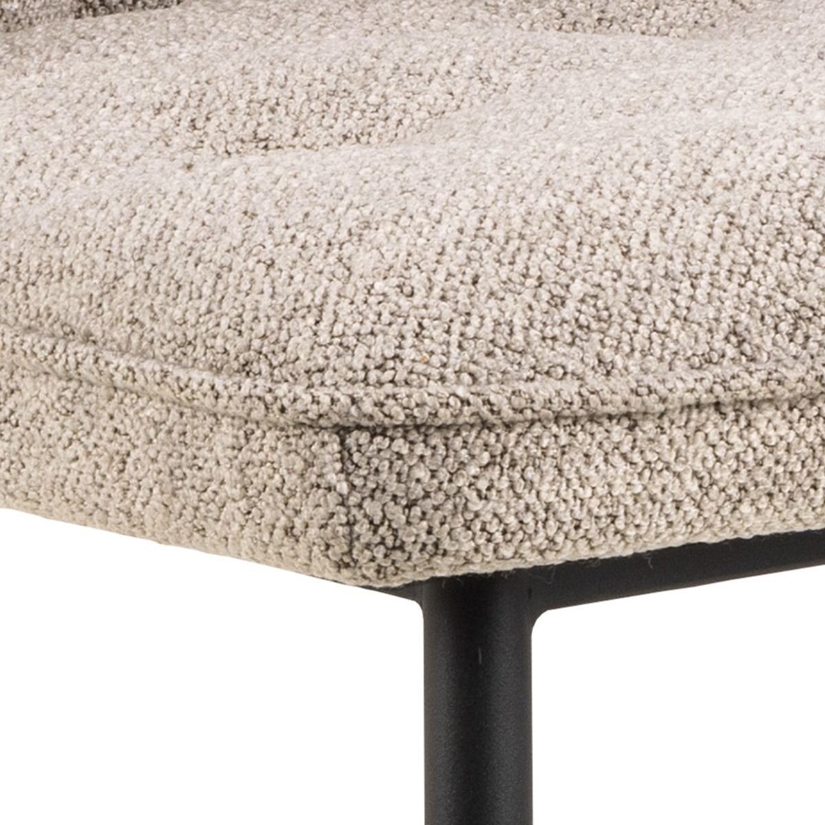 Wicklow Ceramic Dining Table Brown/Black 140x75cm includes 4 Brooke Dining Chair in Monza Beige