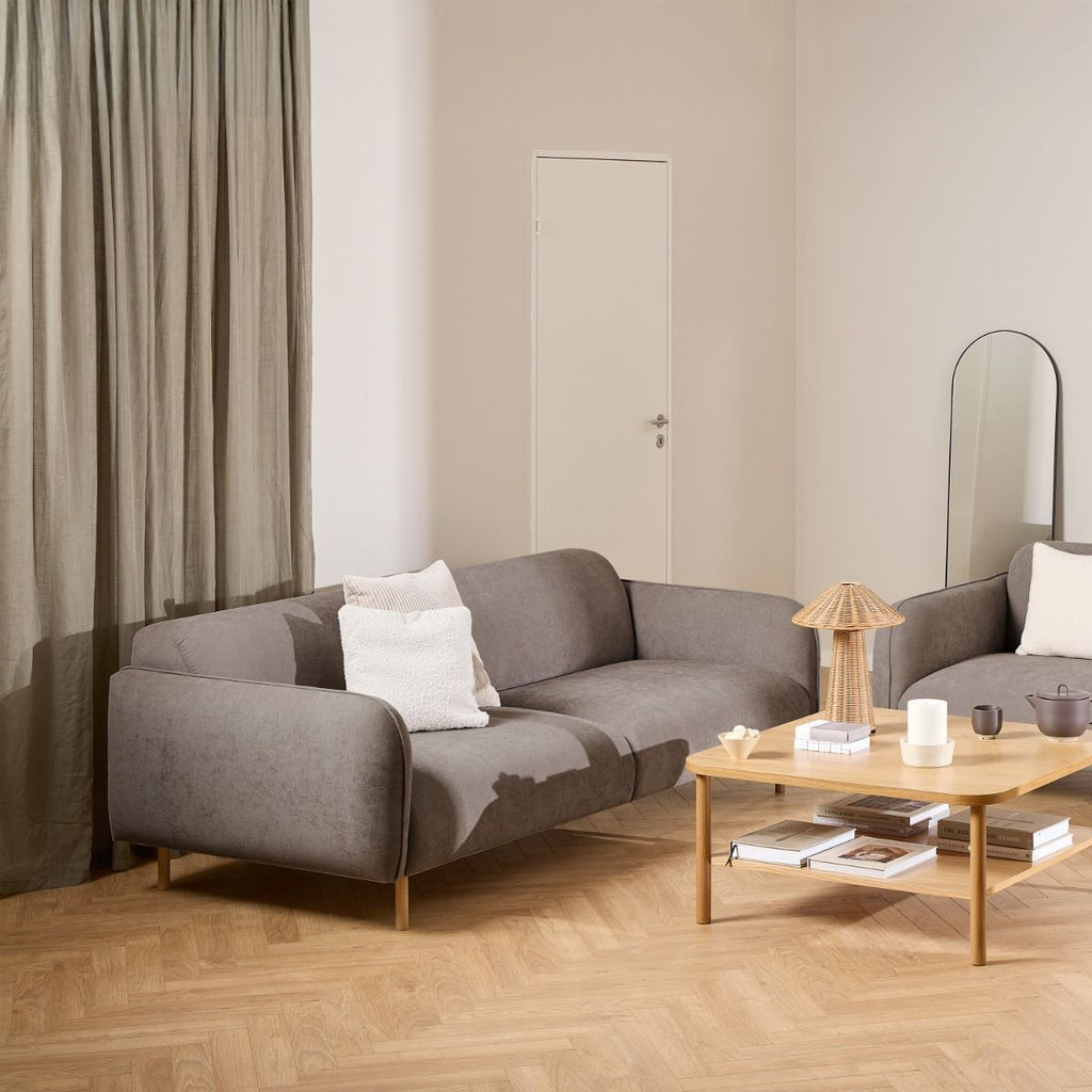 Westham 2.5 + 3 Seater Sofa Set and Fay Dusty Brown Fabric