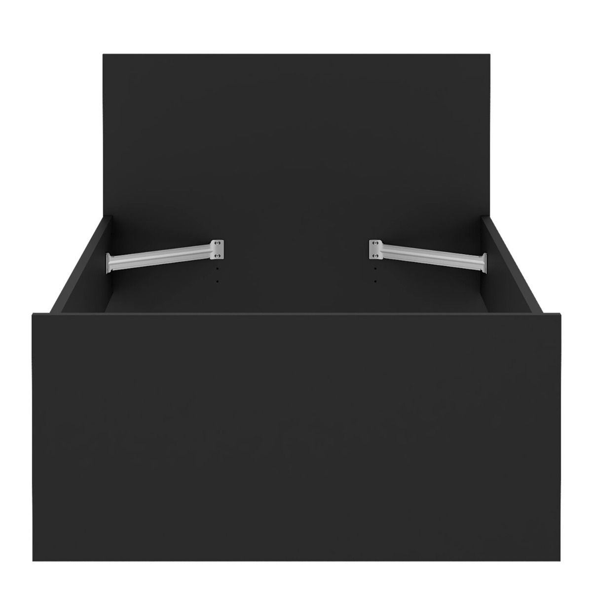 Naia Single Bed 3ft in Black Matt