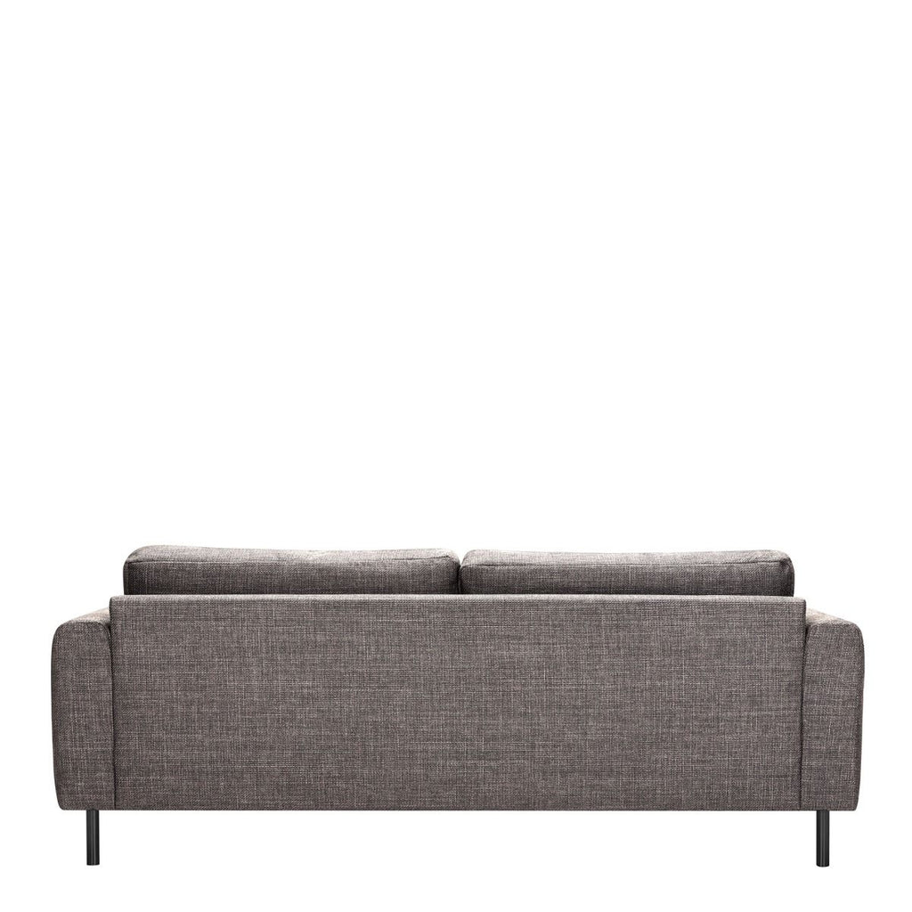 Omaha 3 Seater Sofa in Basel Light Grey Fabric