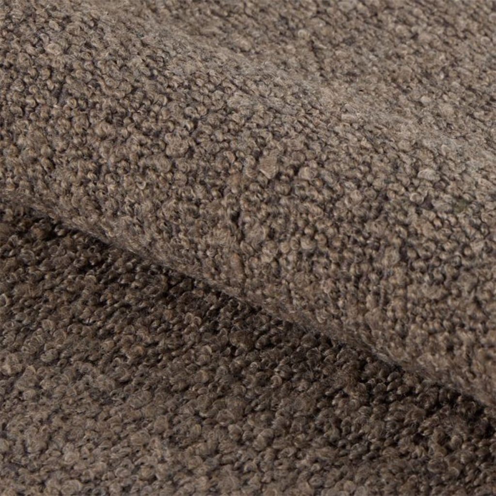 Midfield Left Hand Facing 2 Seater Chaise Longue in Boucle Taupe Fabric