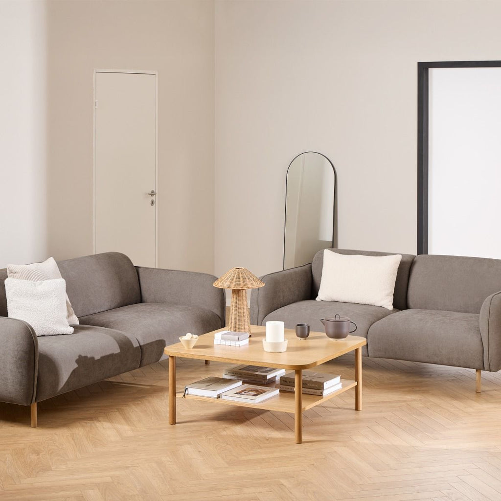 Westham 2.5 Seater Sofa in Fay Dusty Brown Fabric