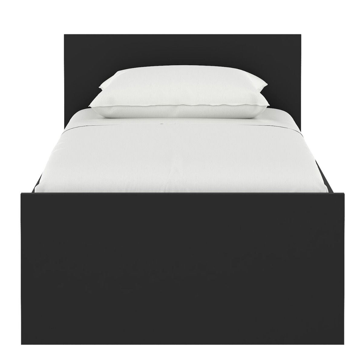 Naia Single Bed 3ft in Black Matt