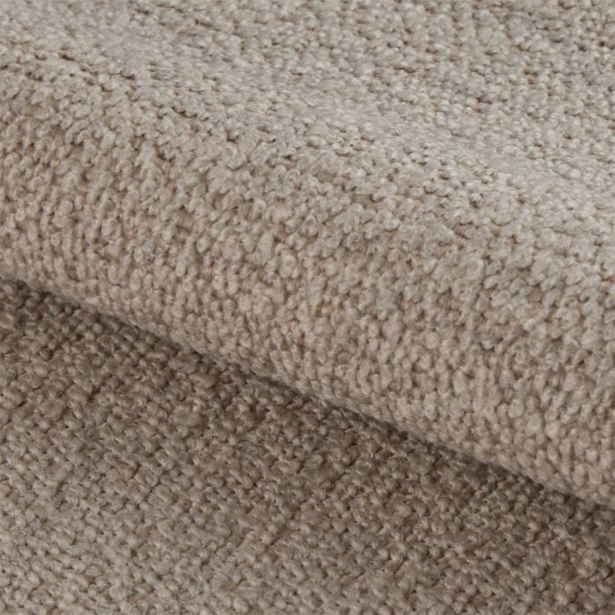 Midfield Right Hand Facing 2 Seater Chaise Longue in Boucle Beige Fabric