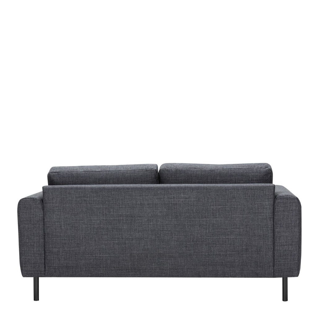 Omaha 2 Seater Sofa in Dark Grey and Basel Fabric