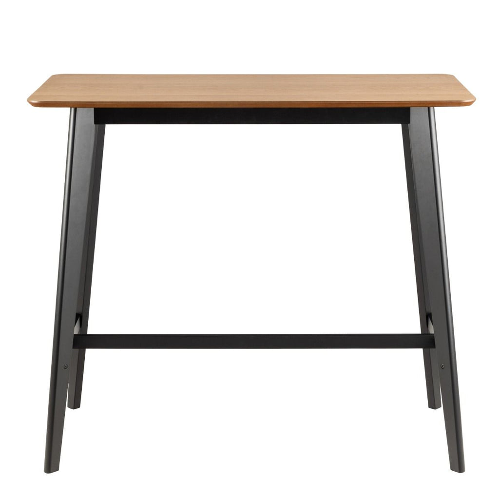Roxby Bar Table includes 2 Roxby Bar Stool, Black and Oak