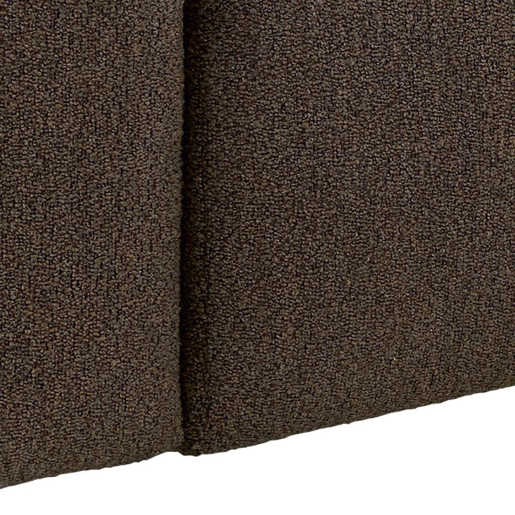 Midfield Right Hand Facing 2 Seater Chaise Longue in Boucle Taupe Fabric